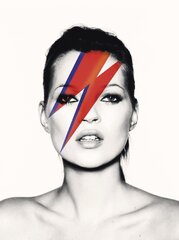 KATE MOSS David Bowie Tribute Fashion Icon CM