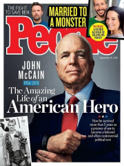 John McCain American Hero Magazine Cover