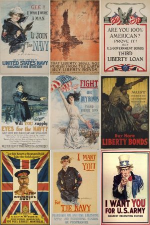 World War I Recruitment Army Vintage
