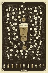 The Very Very Many Varieties Of Beer Print invhes