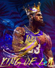 Lebron James - LBJ La Lakers NBA MVP Basketball