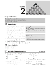 NCERT Solutions Class 10 Maths | Chapter 2 Polynomial | For 2024 ...