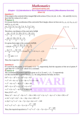 NCERT Solutions for Class 11 Maths Chapter 11 Miscellaneous Exercise