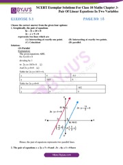 Ncert Exemplar Class 10 Maths Chapter 3 | PDF | Equations | System ...