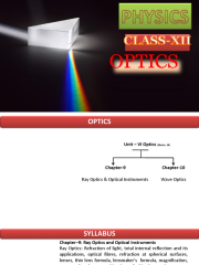 CBSE TERM2 - Ray Optics | PDF | Optics | Refraction