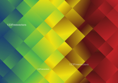 Abstract Red Yellow and Green Gradient Triangle Pattern Background