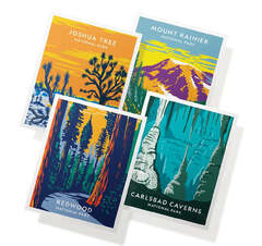 National Park Greeting Cards - 12 Eco-Friendly Cards & Envelopes