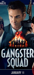 Gangster Squad Double Sided Advance (2013) (Sean Penn, Ryan Gosling , Emma Stone) Original Cinema (69cm x 102cm) (azzi Movgb07705 The Gangster Squad Movie ) (Gangster Squad - Signed Movie - Black)