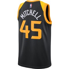 Nike NBA Utah Jazz City Edition Donovan Mitchell 45 Swingman Jersey (Men's Nike Donovan Mitchell White Utah Jazz 2020/21 Swingman Jersey - Association Edition)