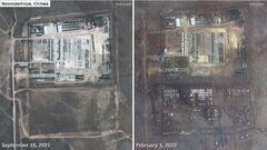 New satellites show buildup of Russian military around ...