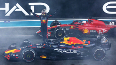 Mini GT #520 Oracle Red Bull Racing RB18 #1 Max Verstappen 2022 Abu Dhabi Grand Prix Winner (Red Bull Racing RB18)