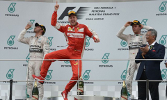 Sebastian Vettel strikes back as Ferrari driver wins Malaysian ...