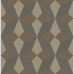 Rasch-Textil Beige Cream Brown Black 025303 (Valiant Copper Faux Grasscloth Mosaic Copper )