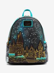 Loungefly Harry Potter Hogwarts Castle Constellations Glow-in-the-Dark Mini Backpack (Loungefly Harry Potter Hogwarts Castle Crossbody)