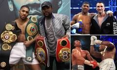 Anthony Joshua invites Floyd Mayweather and Wladimir Klitschko to ...