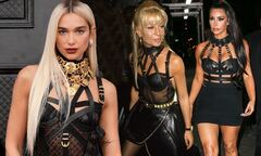 Grammys 2022: Dua Lipa channels Donatella Versace as she dons the ...