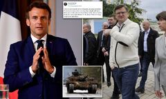 Ukraine's foreign minister hits back at Macron after he said ...