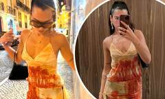 Dua Lipa flaunts her incredible figure in a stunning co-ord ...