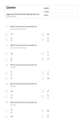 50+ Writing Expressions worksheets for 8th Year on Quizizz | ...