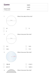 50+ Area and Circumference of a Circle worksheets for 3rd Class on ...