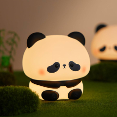 Cute Panda Night Light, LED Squishy Novelty Animal Night Lamp ...