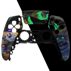 eXtremeRate The Great Wave Touchpad Front Housing Shell Compatible with ps5 Controller (PS5 Controller)