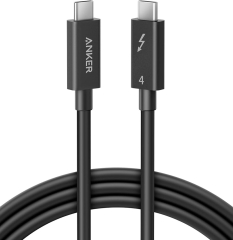 Anker Thunderbolt 4 Cable 2.3 ft USB-C to USB C Cable Supports 8K Display/40Gbps Data Transfer/100W Charging (Anker Thunderbolt 4 Certified Cable)