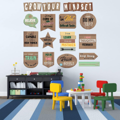 Tevxj Farmhouse Growth Mindset Classroom s Grow Your Mindset Bulletin Board Set Positive Saying Accents What is Your