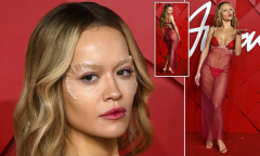 British Fashion Awards 2022: Rita Ora stuns in a racy sheer dress ...