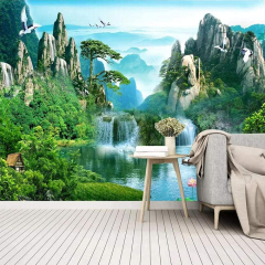 XHXI 3D Green Nature Landscape Photo Painting Living Room Room Paper Wallpape…See more XHXI 3D Green Nature ...