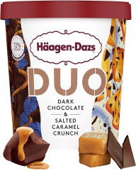 Häagen-Dazs Duo Dark Chocolate & Salted Caramel Crunch Ice Cream ...