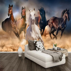 Running Horse 3D Animal Photo Background Large Painting for…See more Running Horse 3D Animal Photo ...