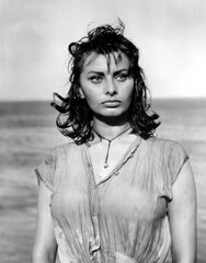 Amazon: Sophia Loren Wet Shirt Photo Pinup Girl Model