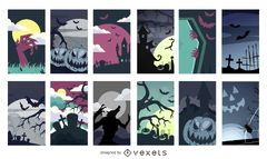 Halloween backgrounds T Shirt Vector Designs & More Merch