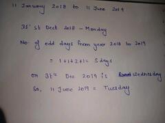 11%20January%202018%20is%20a%20Thursday.%20On%20which%20day%20will%2011%20June%202019%20fall?%22