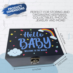 Amazon: Hello Baby Newborn Gift Box for baby Boy - Baby Memory ...