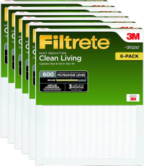 Filtrete AC Furnace Air Filter MPR 1500 Healthy Living Ultra Allergen (3M Filtrete Fast Flow Filter Replacement)