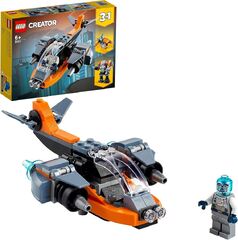 LEGO 31111 Creator 3-in-1 Cyber-Drohne - Cyber-Mech - Hoverbike ...