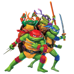 RoomMates Teenage Mutant Ninja Turtles Mutant Mayhem Group Giant Peel & Stick Decals (RoomMates Teenage Mutant Ninja Turtles Mutant Mayhem Characters Decals)