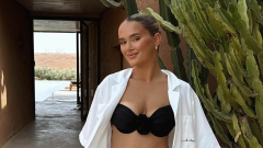 Molly-Mae Hague shows off her toned figure in a bikini top and ...