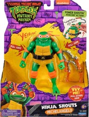 Teenage Mutant Ninja Turtles Mutant Mayhem Ninja Shouts Michelangelo Action Figure (Teenage Mutant Ninja Turtles Michelangelo)