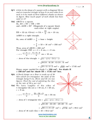 NCERT Solutions for Class 9 Maths Chapter 12 Heron Formula 12.1, 12.2