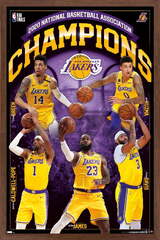 Trends International ed Sports Los Angeles Lakers 22.37 x 34 (Los Angeles Lakers 2020 NBA Finals Champions 22.375'' x 34'' )