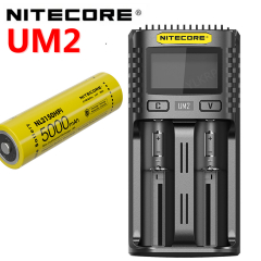 Nitecore UMS2 Intelligent USB Dual-Slot Superb Battery Charger (Nitecore UM2)