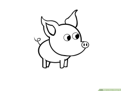 How to Draw a Simple Pig: 9 Steps (with ) - wikiHow Fun