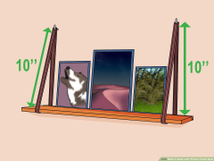 3 Ways to Build a DIY Picture Frame Shelf - wikiHow Life