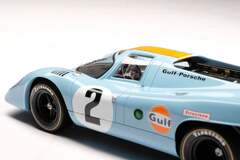 Porsche 917K 21 P. Rodriguez - L. Kinnunen Gulf Oil 24H of Le Mans (1970) 1/18 Model Car by Spark (Porsche 917K Daytona Winner #2 in 1:18 Scale by Amalgam)