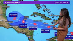 Hurricane Beryl tracker: Takes aim at southeast Caribbean | wfaa