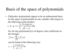 PPT - Generalized Chebyshev polynomials and plane trees PowerPoint ...