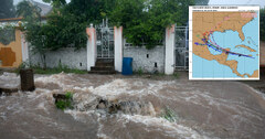 Storm path tracker shows Hurricane Beryl taking aim at six US states